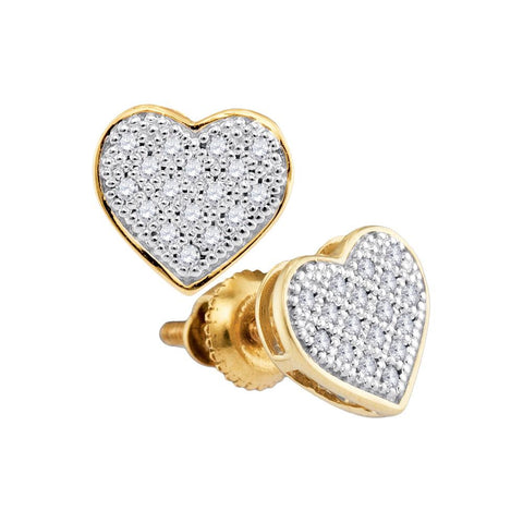 1-10CT-Diamond HEART EARRINGS