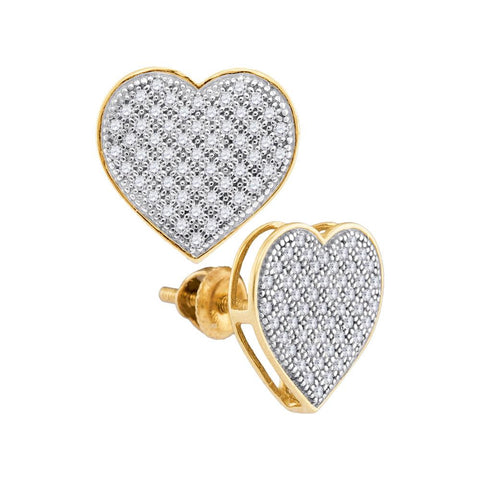 1-3CT-Diamond HEART EARRINGS