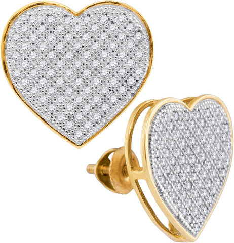 1-2CT-Diamond HEART EARRINGS