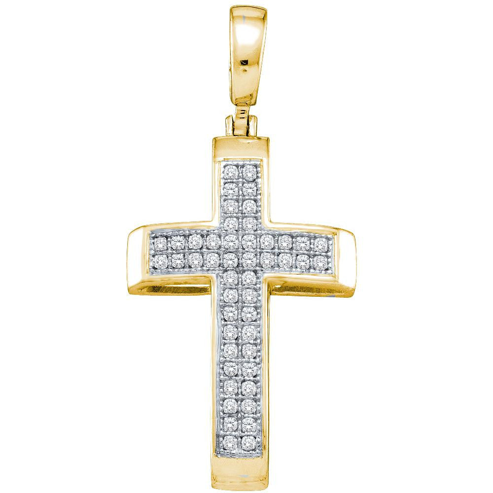 1-6CT-Diamond CROSS PENDANT