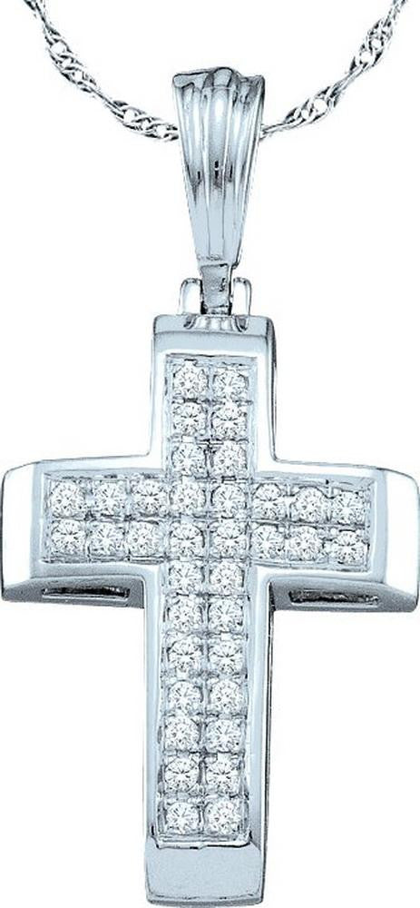 1-8CT-Diamond CROSS PENDANT