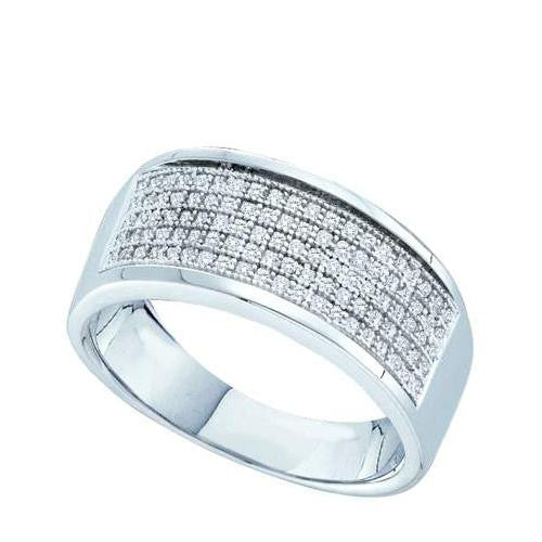 10KT White Gold 0.30CT DIAMOND FASHION BAND