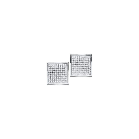 1-20CT-Diamond MICRO-PAVE EARRINGS