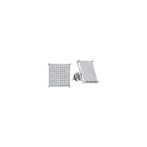 1-10CT-Diamond MICRO-PAVE EARRINGS