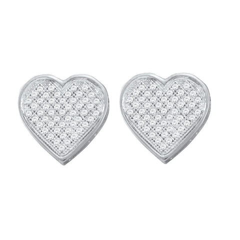 1-3CTW-Diamond HEART EARRINGS