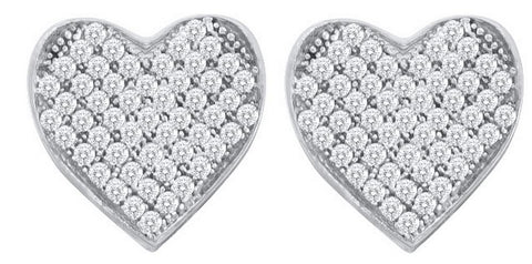 1-5CT-Diamond HEART EARRINGS