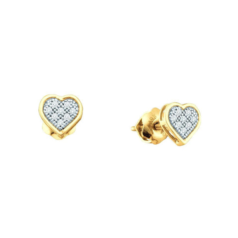 1-20CT-Diamond HEART EARRINGS