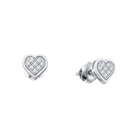 1-6CT-Diamond HEART EARRINGS