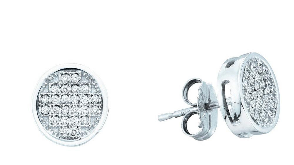 1-10CT-Diamond MICRO-PAVE EARRING