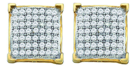 1-10CT-Diamond MICRO-PAVE EARRINGS