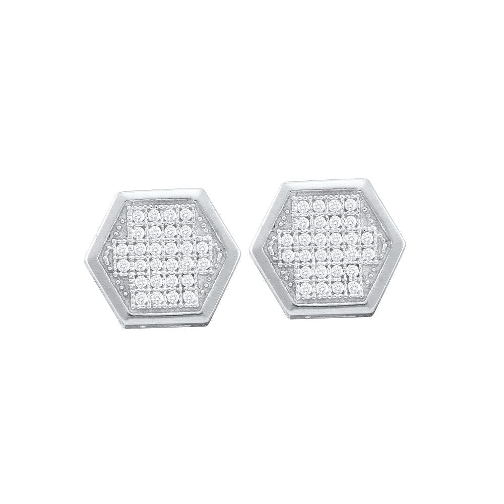 1-5CT-Diamond MICRO-PAVE EARRINGS