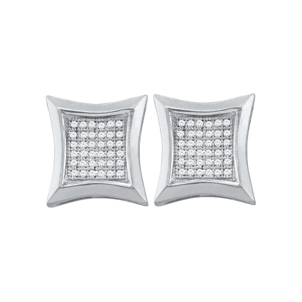 1-5CTW-Diamond MICRO-PAVE EARRINGS