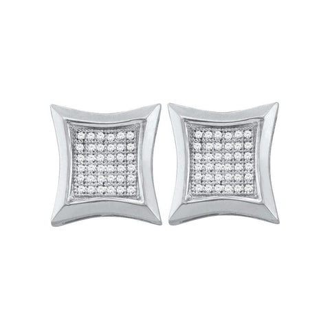 1-5CTW-Diamond MICRO-PAVE EARRINGS