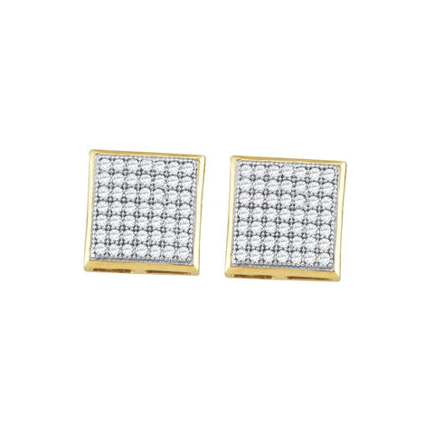 1-3CTW-Diamond MICRO-PAVE EARRINGS