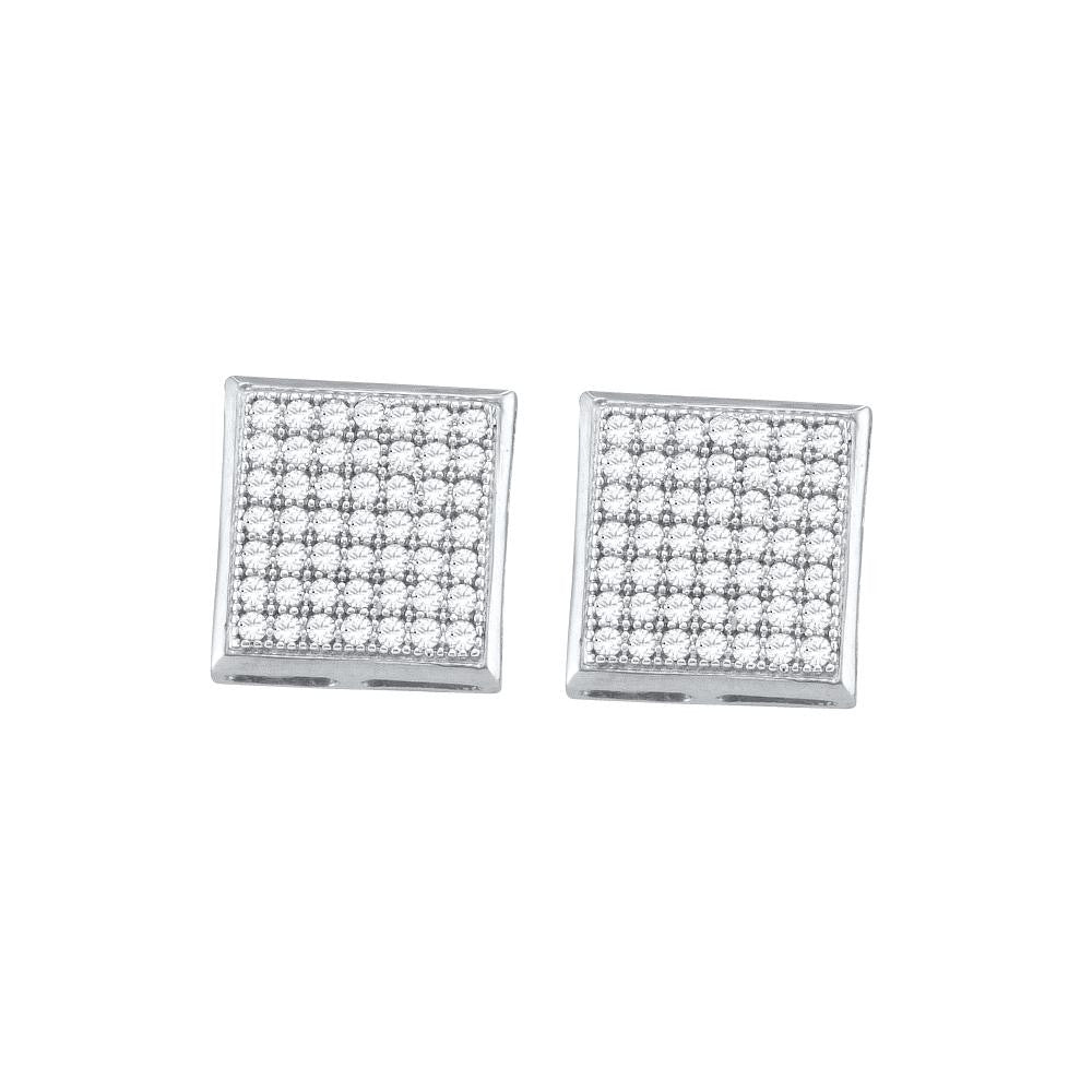 1-3CT-Diamond MICRO-PAVE EARRINGS