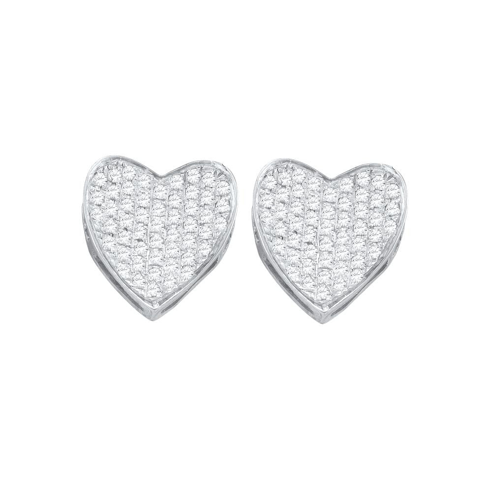 1-3CTW-Diamond HEART EARRINGS