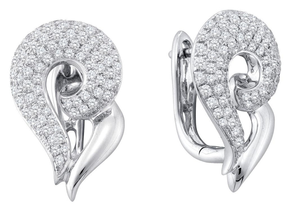 1 1-4CT-Diamond FASHION EARRING