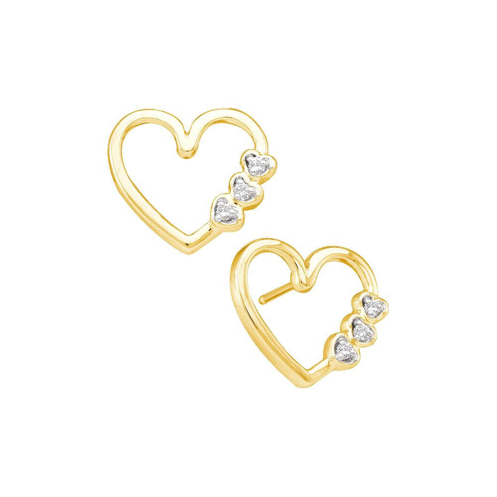 1-20CT-Diamond HEART EARRING