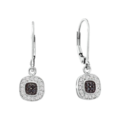 1-4CTW-Diamond FASHION BLACK EARRING