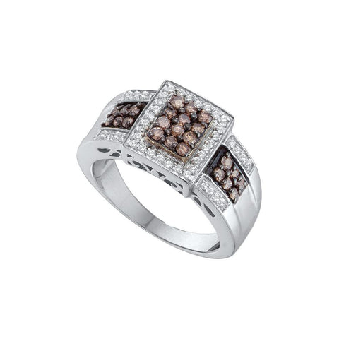 5-8CTW-Diamond BROWN  RING