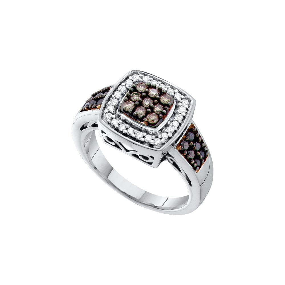 1-2CT-Diamond BLACK  RING