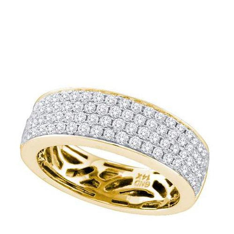 14KT Yellow Gold 0.99CTW DIAMOND FASHION BAND