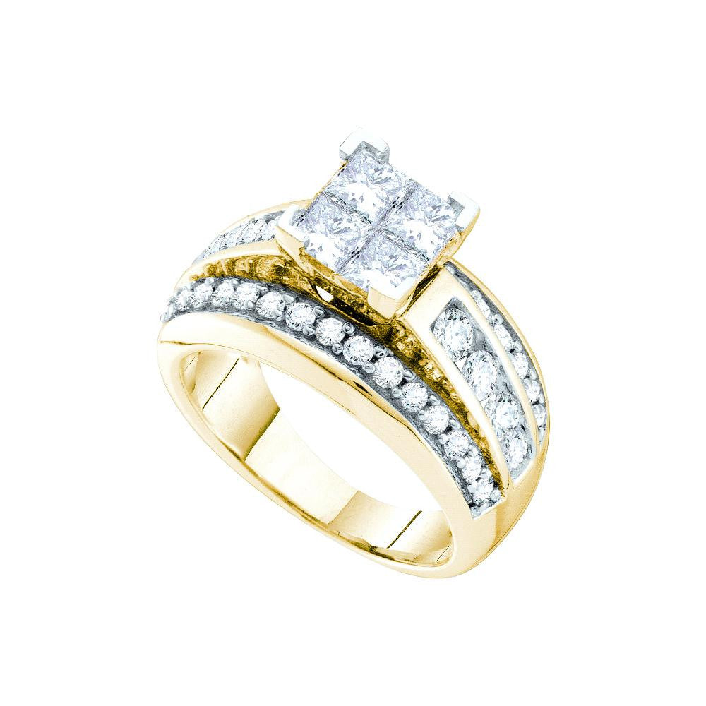 2 CT-Diamond INVISIBLE RING