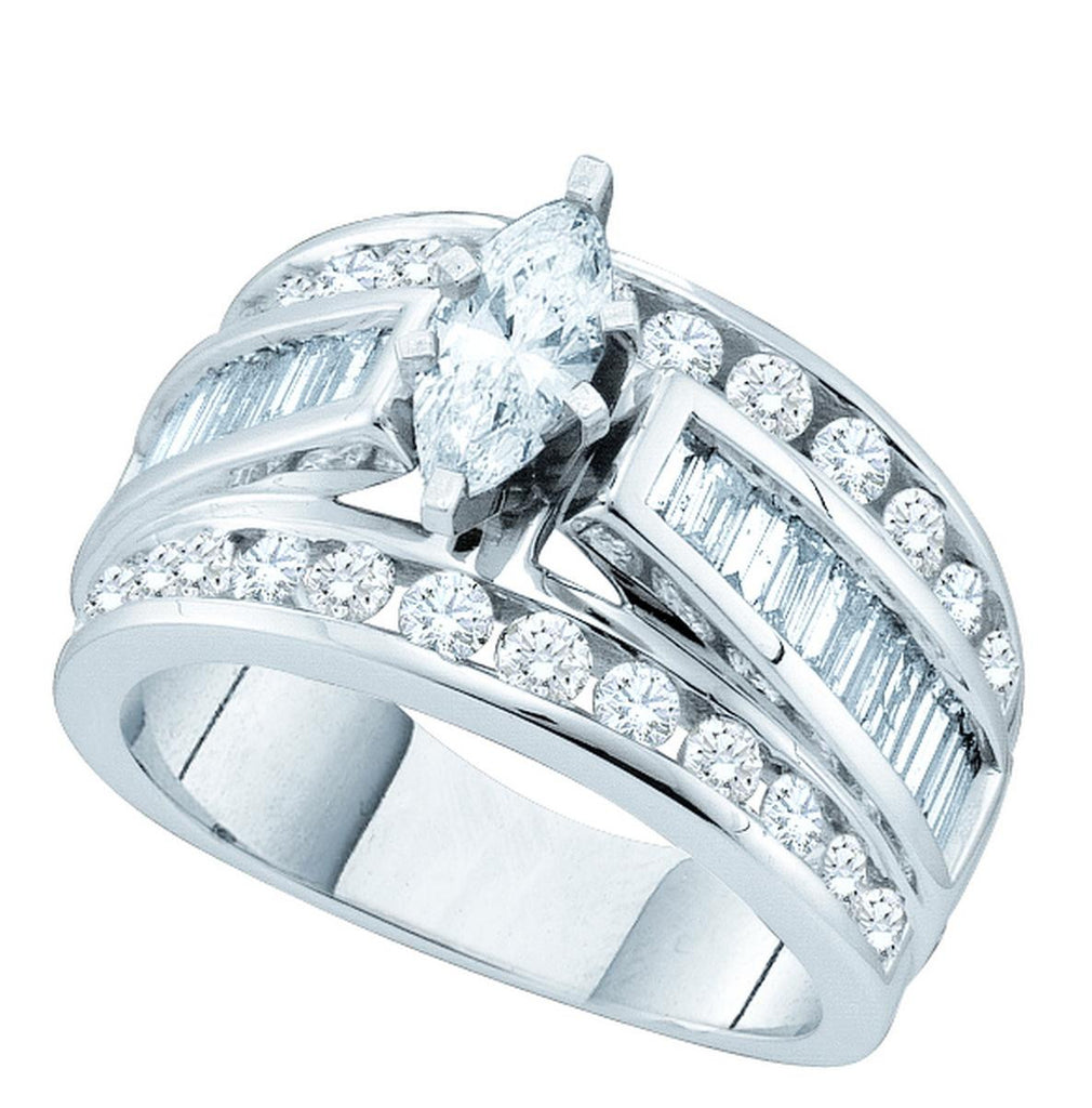 1 CT-Diamond 1-4CT-CMQ BRIDAL RING CERTIFIED