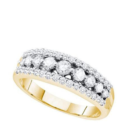 14KT Yellow Gold 0.75CTW DIAMOND FASHION BAND