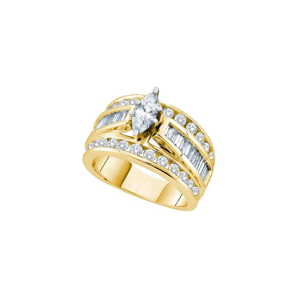 3  CT-Diamond 3-4CT-CMQ BRIDAL RING CERTIFIE