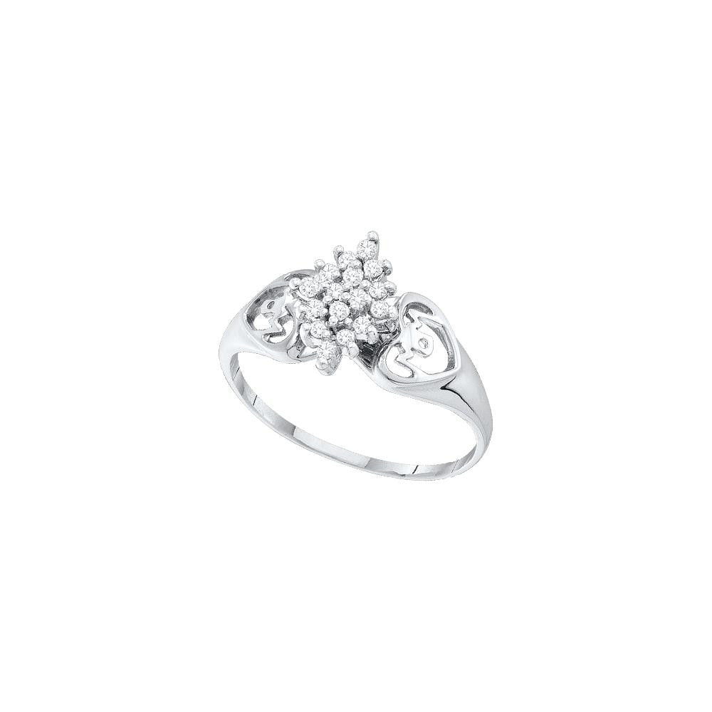 1-6CTW-Diamond CLUSTER RING