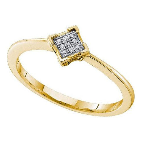 0.01CT DIAMOND MICRO-PAVE RING