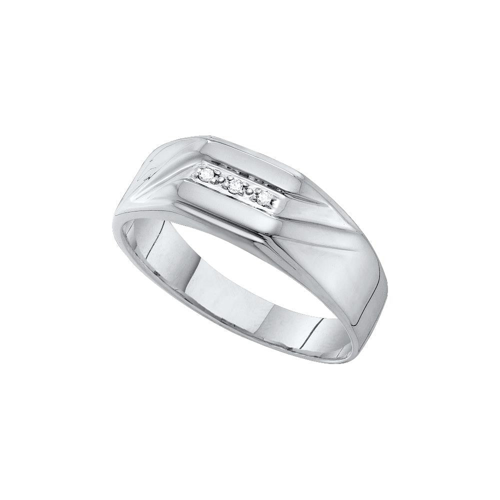 0.03CT-Diamond FASHION MENS BAND