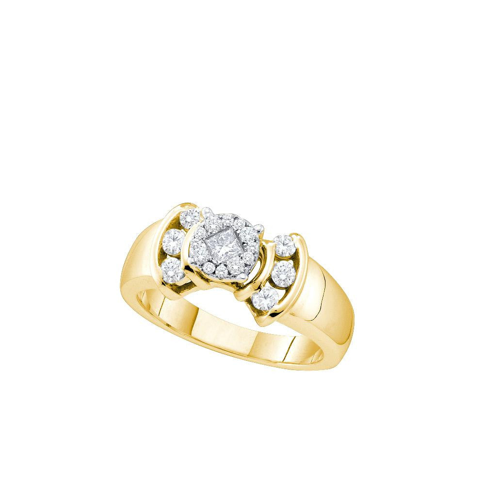 1-2CT-Diamond SOLEIL BRIDAL RING