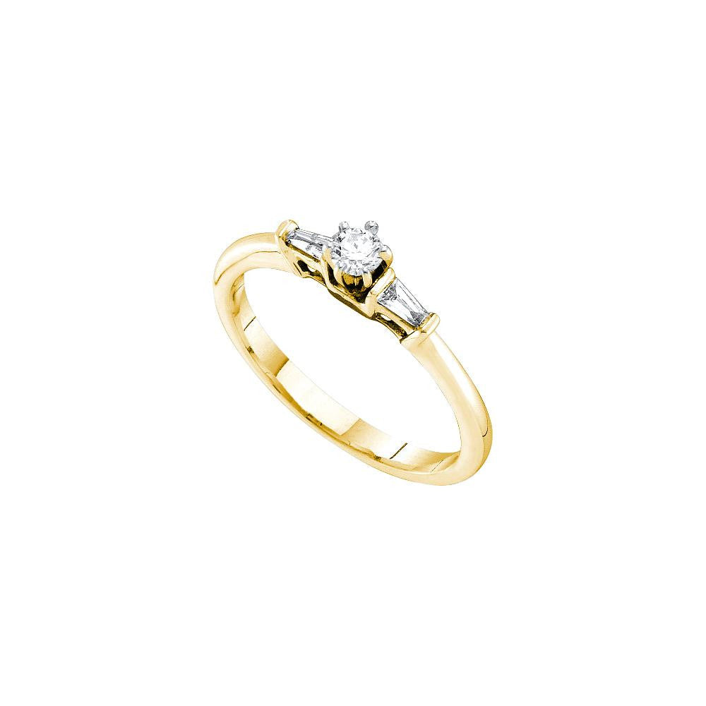 1-5CT-Diamond RD-CENTER BRIDAL RING