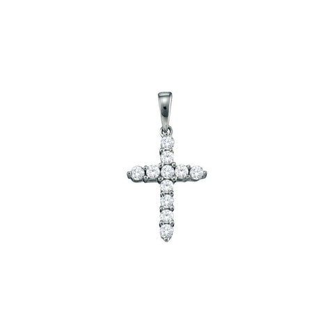 1-4CT-Diamond CROSS PENDANT