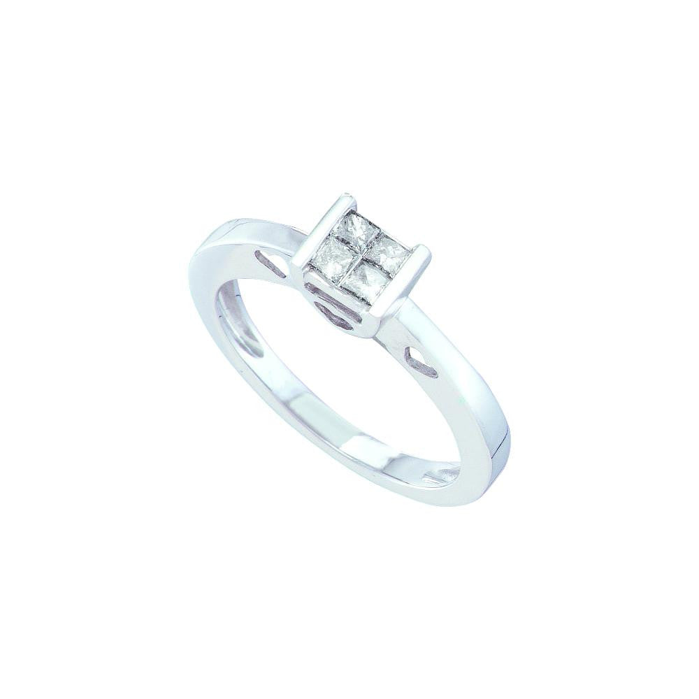 1-4CT-Diamond INVISIBLE RING