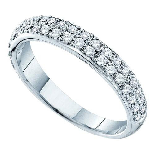 14KT White Gold 0.41CTW  DIAMOND FASHION BAND