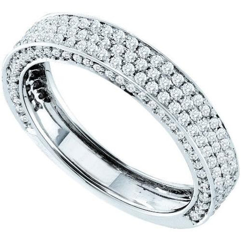 14KT White Gold 0.83CTW  DIAMOND FASHION BAND