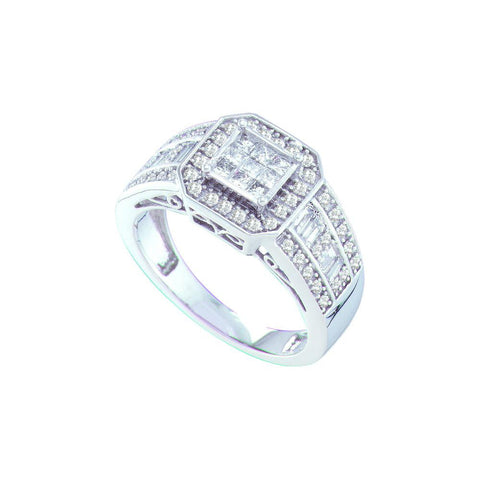 3-4CT-Diamond INVISIBLE RING