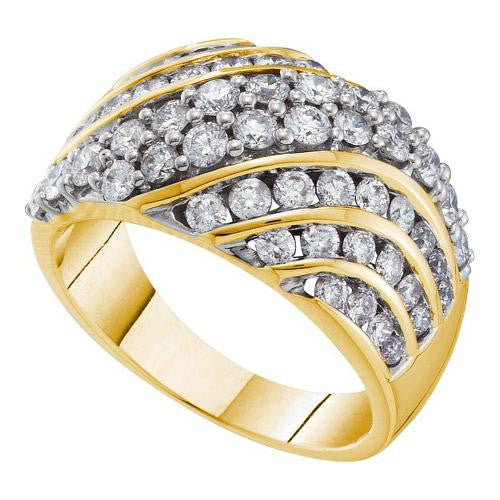 14KT Yellow Gold 2.00CTW DIAMOND  FASHION BAND