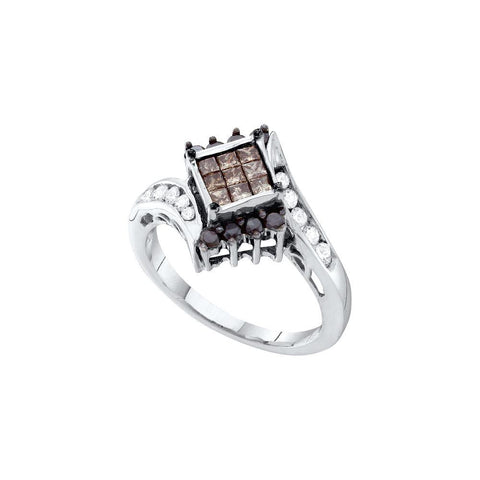 3-4CT-Diamond BLACK INVISIBLE RING