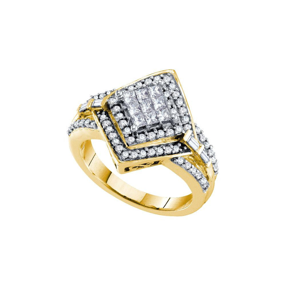 3-4CT-Diamond INVISIBLE RING