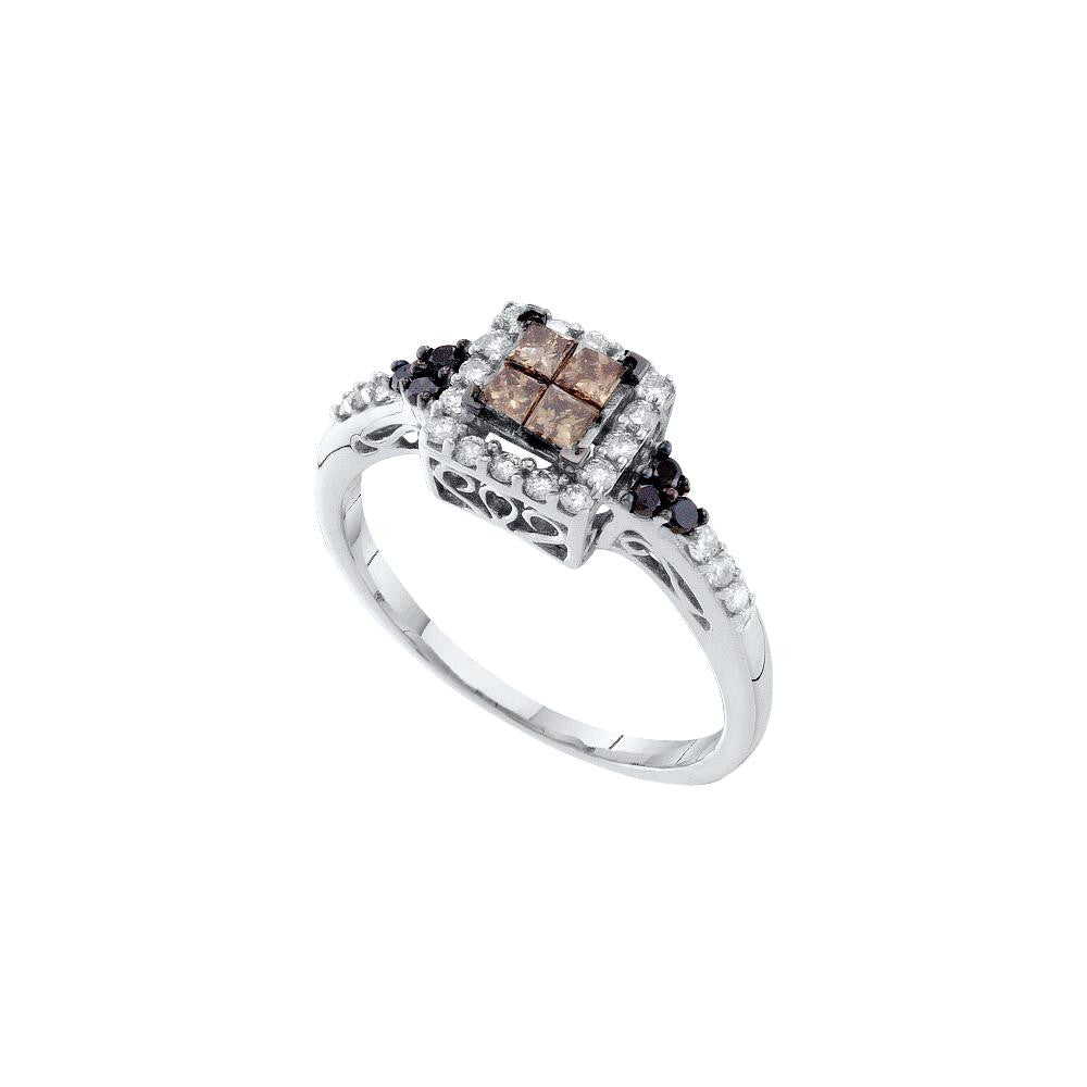 1-2CT-Diamond BLACK INVISIBLE RING