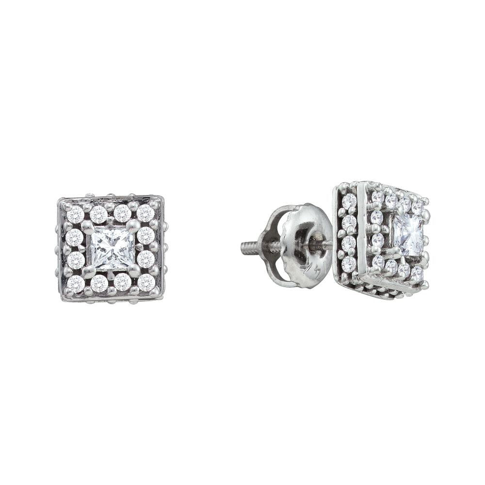 1-2CTW-Diamond INVISIBLE EARRING