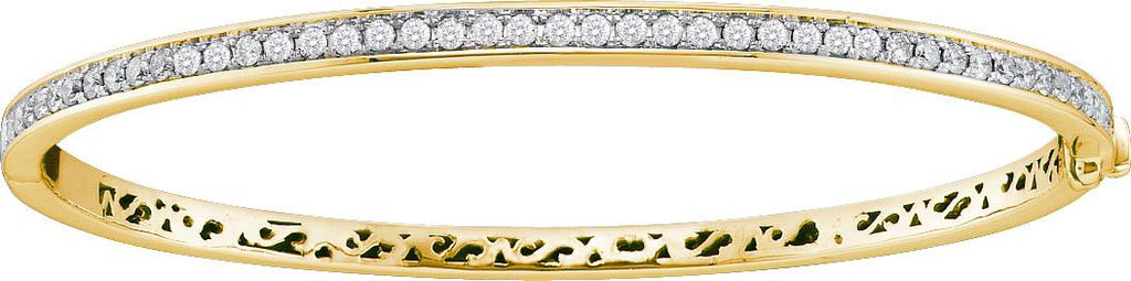 1 CTW-Diamond FASHION BANGLE