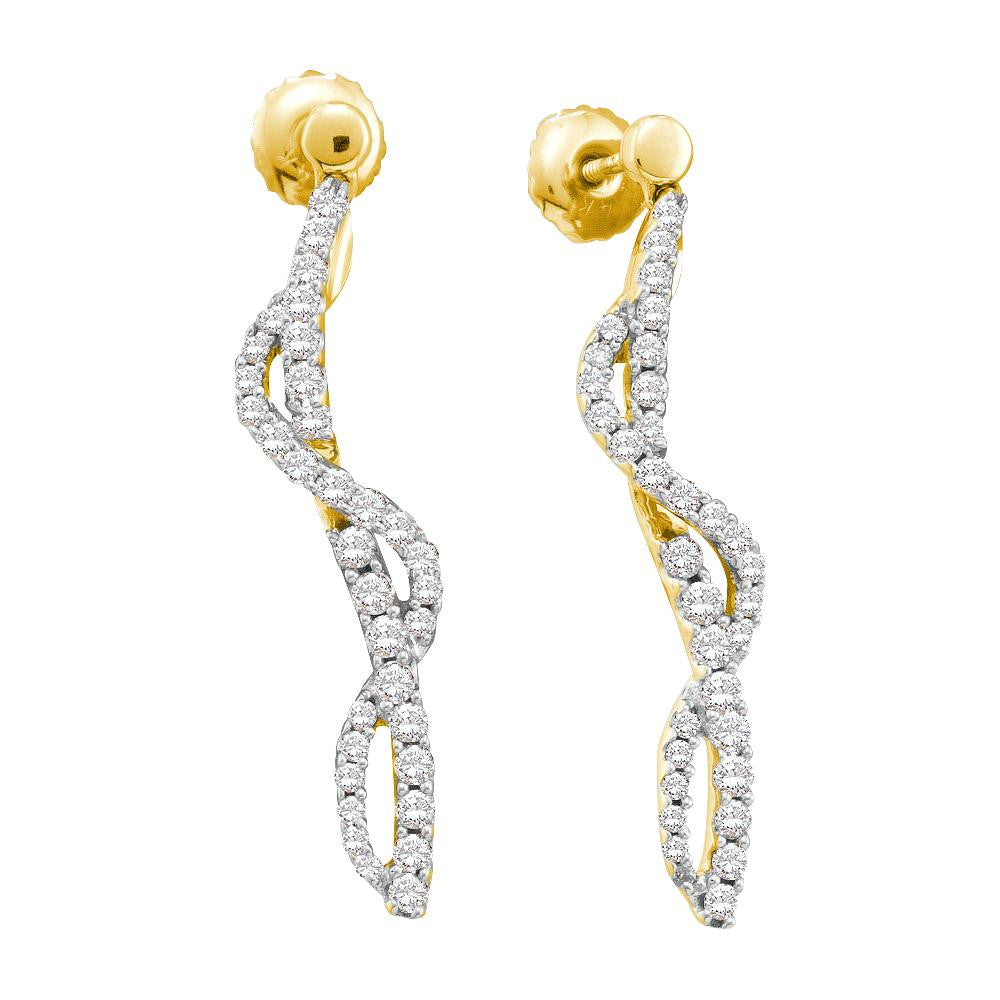 3-4CTW-Diamond FASHION EARRINGS