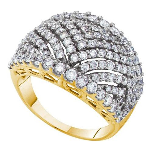 14KT Yellow Gold 2.01CTW  DIAMOND  FASHION BAND