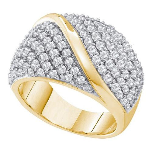 14KT Yellow Gold 2.00CTW  DIAMOND FASHION BAND