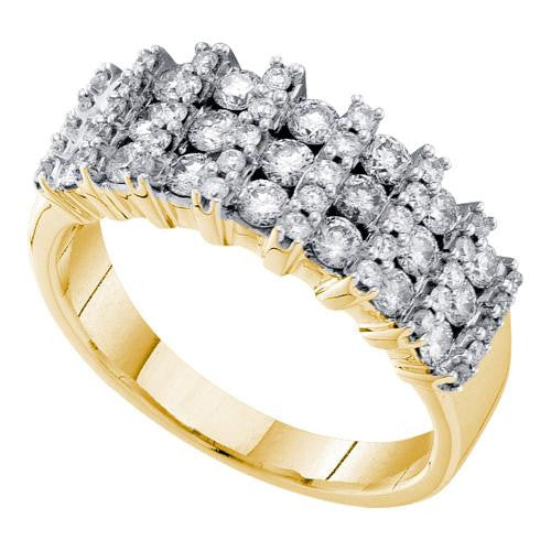 14KT Yellow Gold 1.0CTW  DIAMOND FASHION BAND